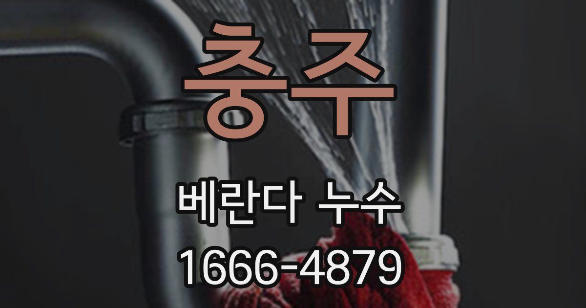 충주 베란다 누수