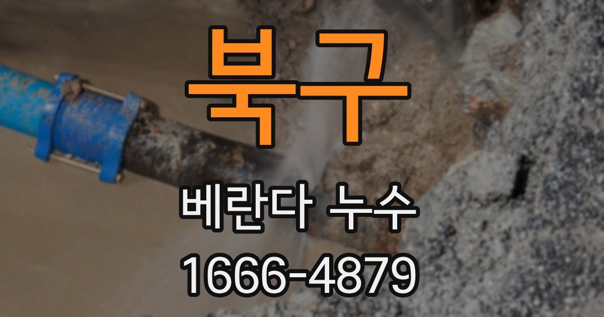 북구 베란다 누수