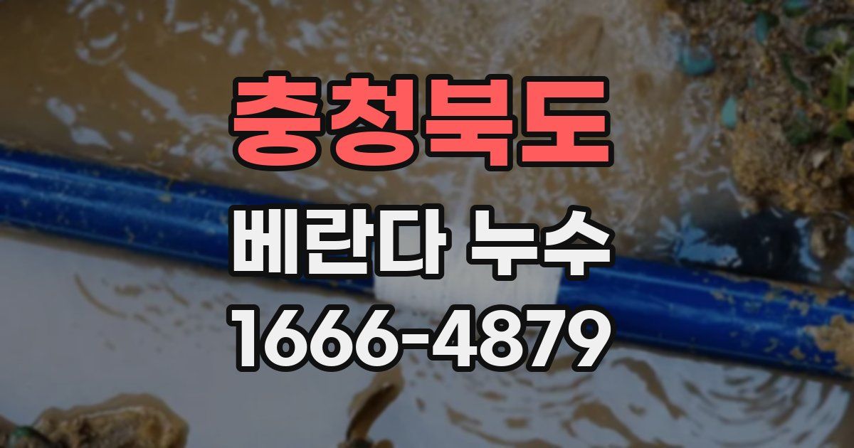 충청북도 베란다 누수