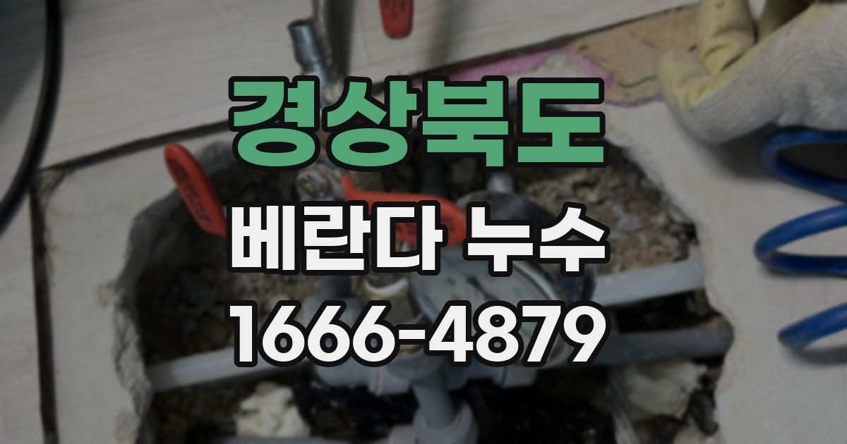 경상북도 베란다 누수