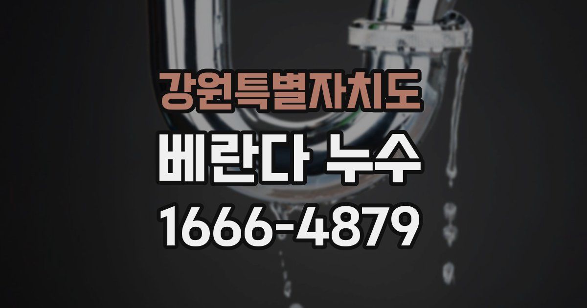강원특별자치도 베란다 누수