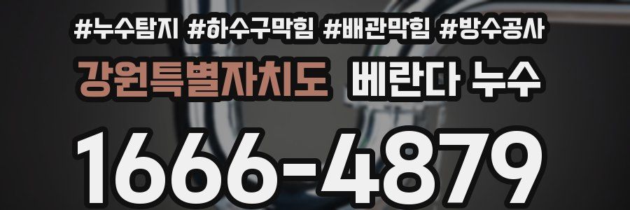 강원특별자치도 베란다 누수