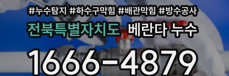 전북특별자치도 베란다 누수