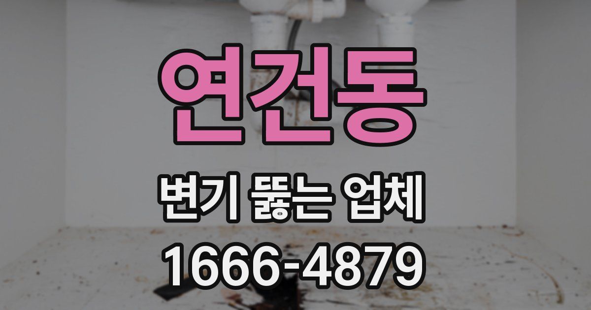 연건동 변기 뚫는 업체