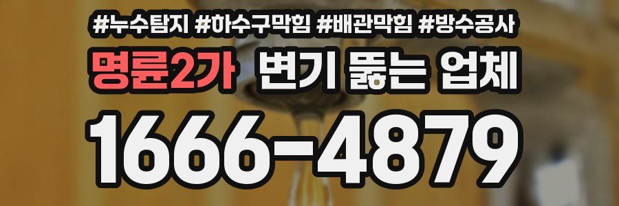 명륜2가 변기 뚫는 업체