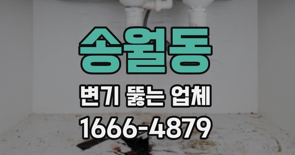 송월동 변기 뚫는 업체