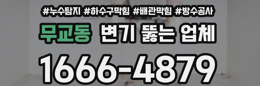 무교동 변기 뚫는 업체