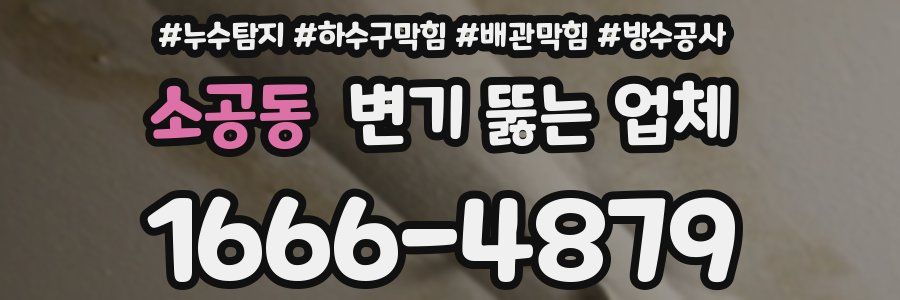 소공동 변기 뚫는 업체