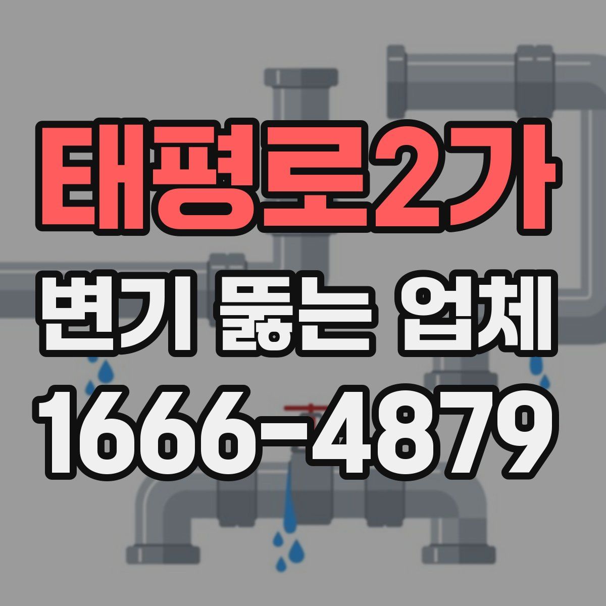태평로2가 변기 뚫는 업체
