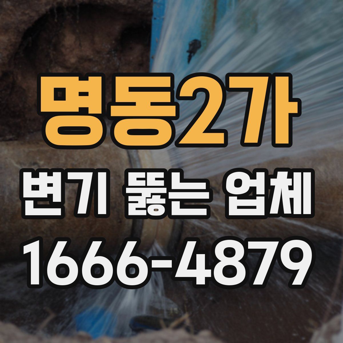 명동2가 변기 뚫는 업체