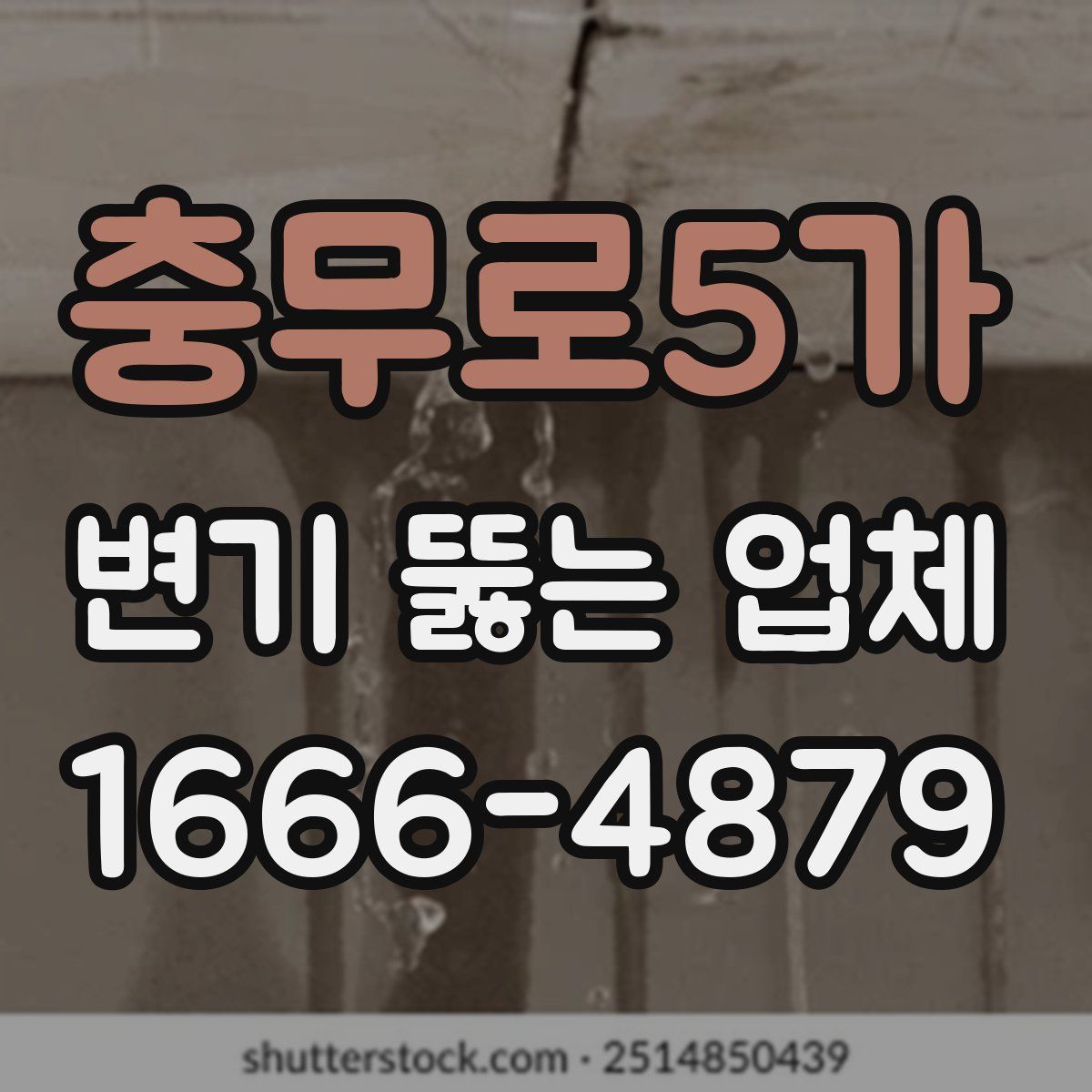 충무로5가 변기 뚫는 업체
