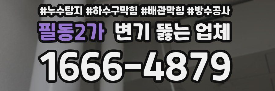 필동2가 변기 뚫는 업체