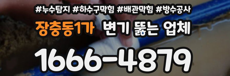 장충동1가 변기 뚫는 업체