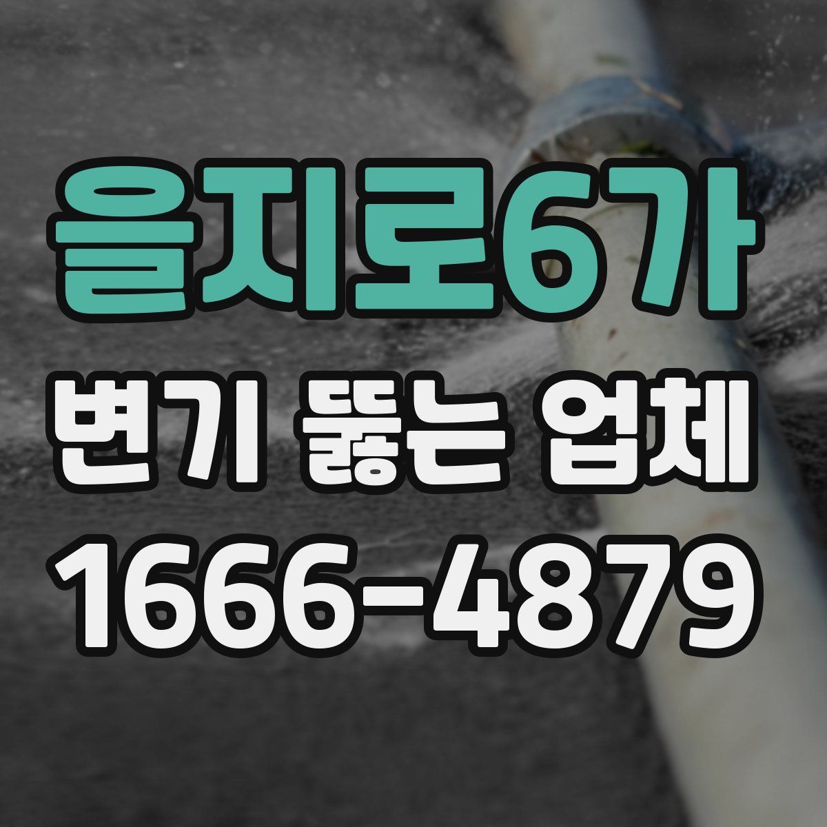 을지로6가 변기 뚫는 업체