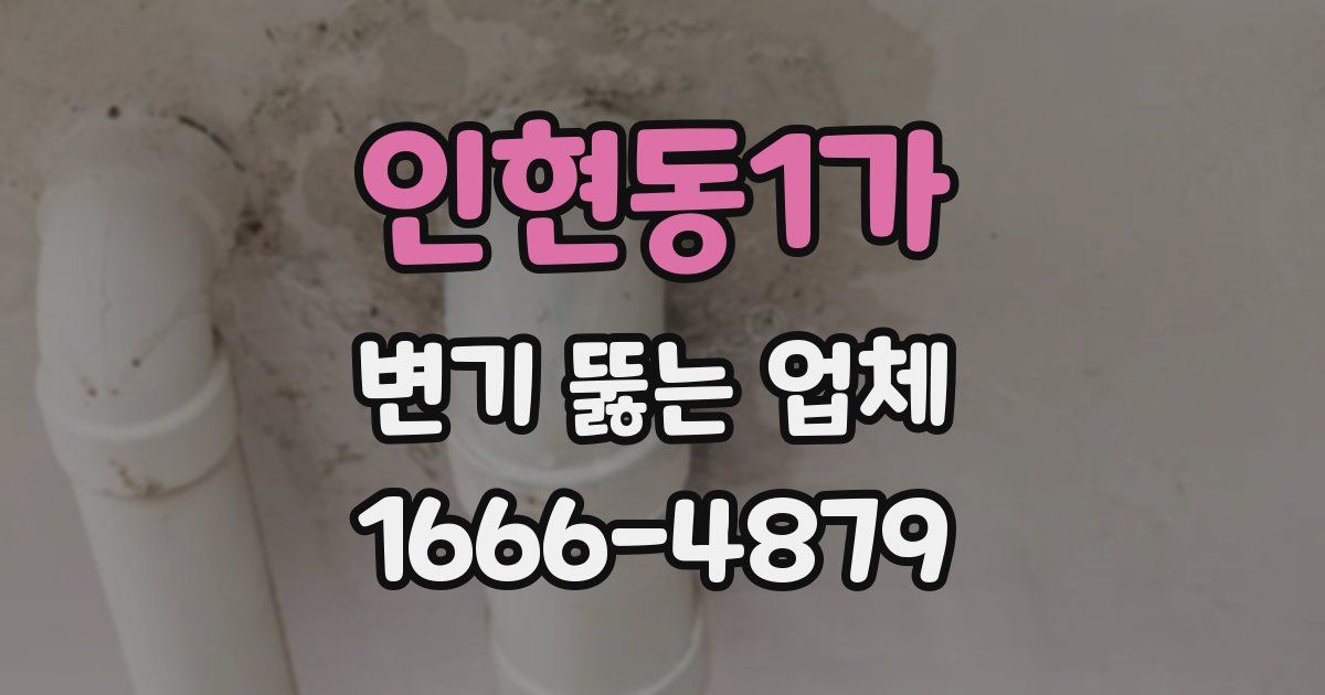 인현동1가 변기 뚫는 업체