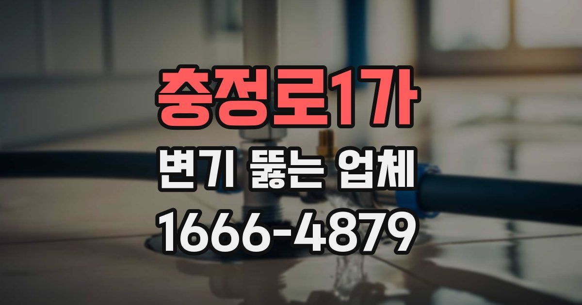 충정로1가 변기 뚫는 업체