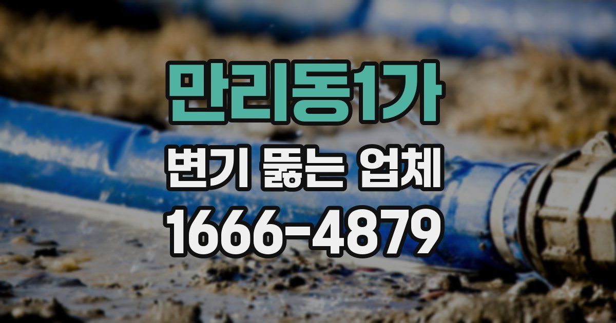 만리동1가 변기 뚫는 업체