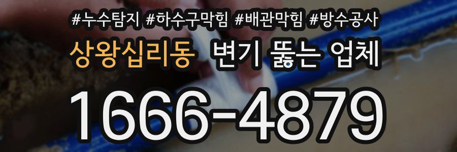 상왕십리동 변기 뚫는 업체