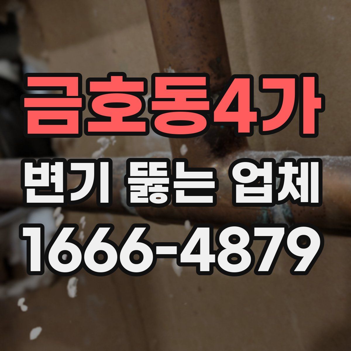 금호동4가 변기 뚫는 업체