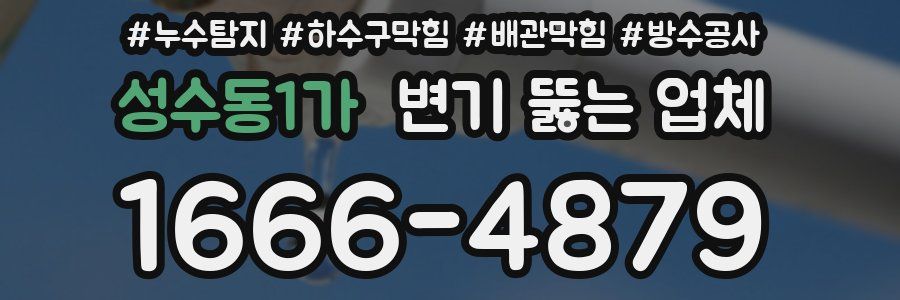 성수동1가 변기 뚫는 업체