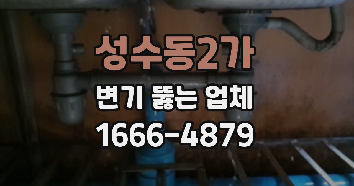 성수동2가 변기 뚫는 업체