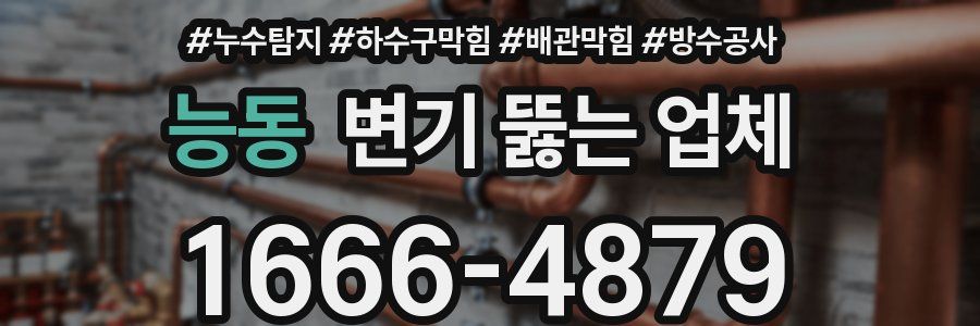 능동 변기 뚫는 업체
