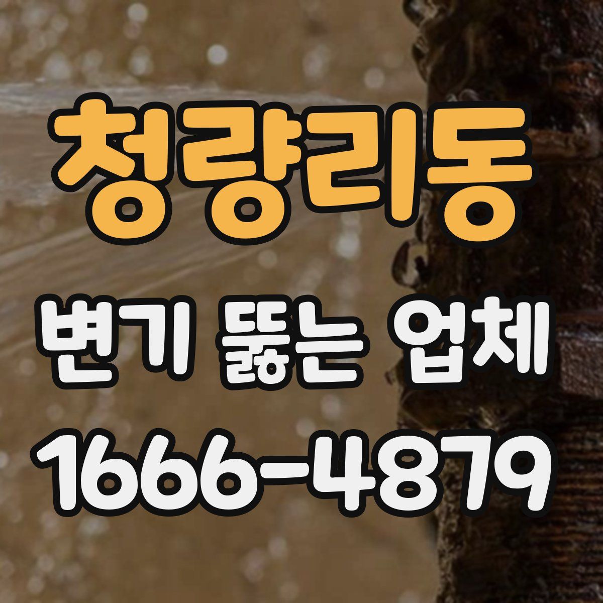 청량리동 변기 뚫는 업체