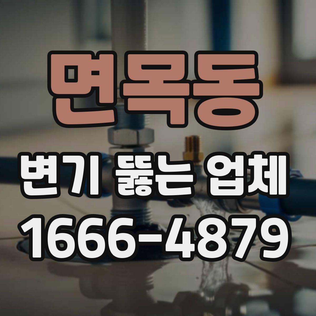 면목동 변기 뚫는 업체