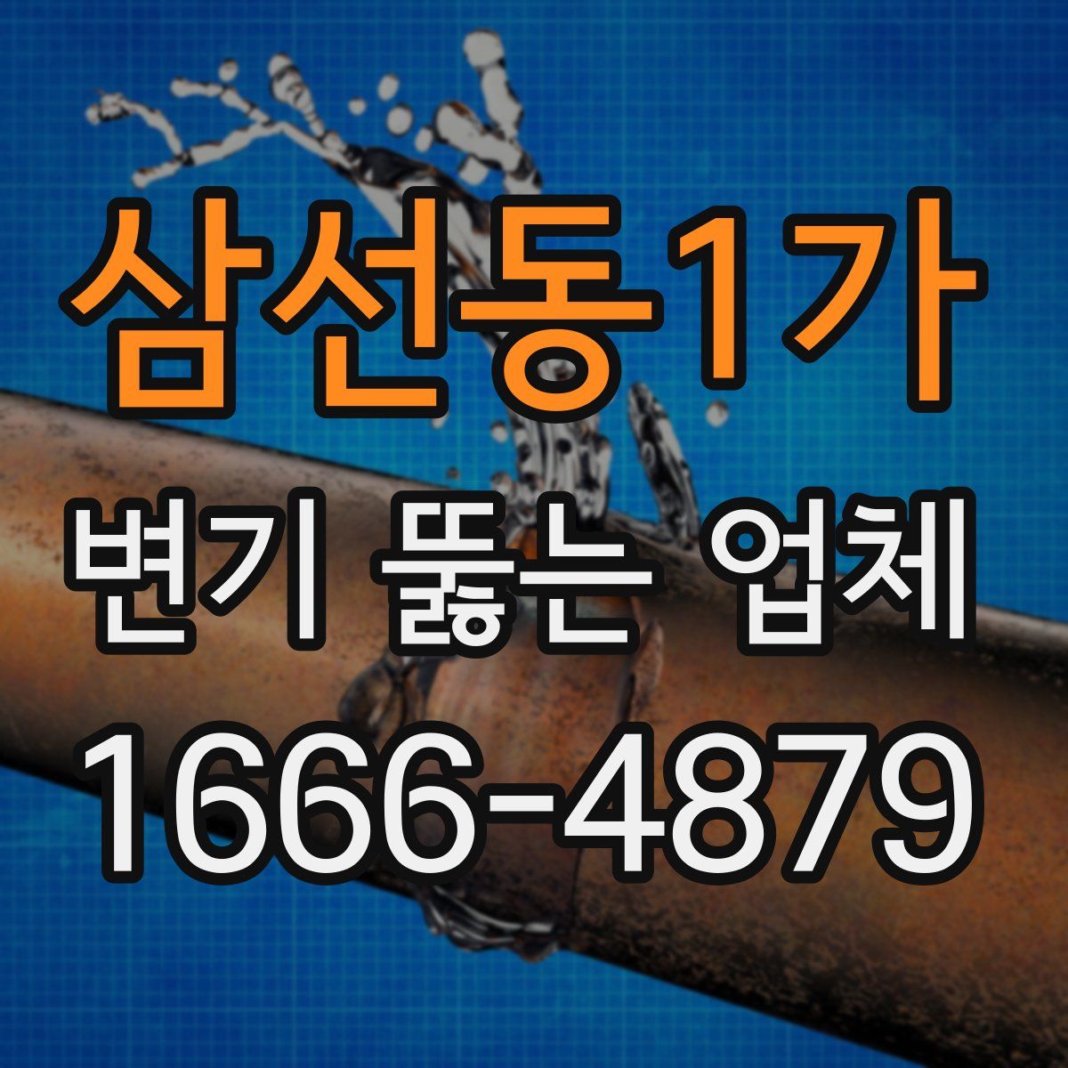 삼선동1가 변기 뚫는 업체