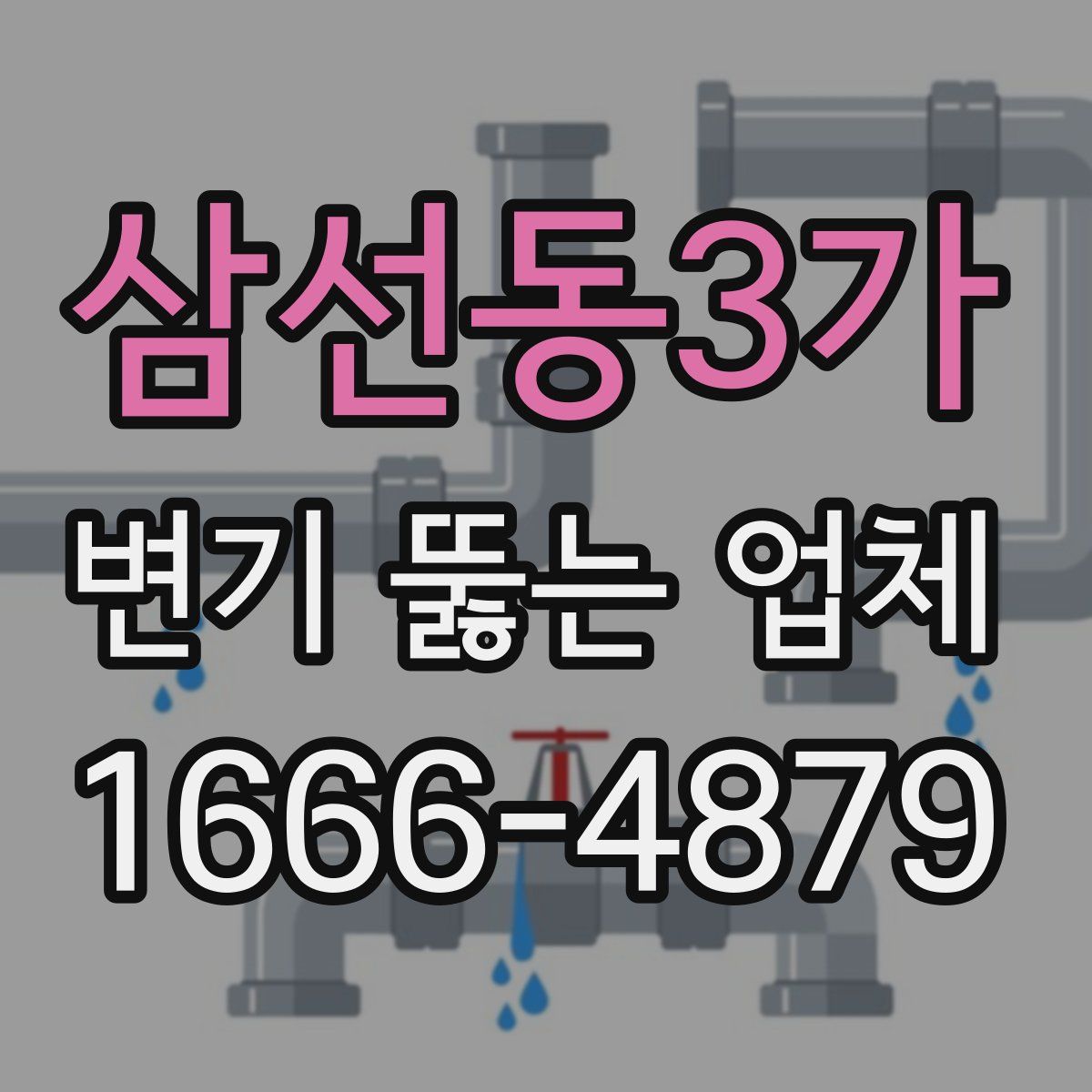 삼선동3가 변기 뚫는 업체