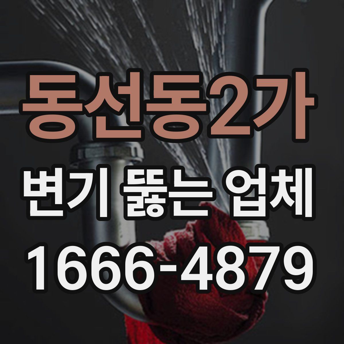 동선동2가 변기 뚫는 업체