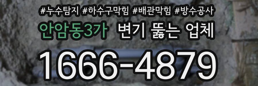 안암동3가 변기 뚫는 업체