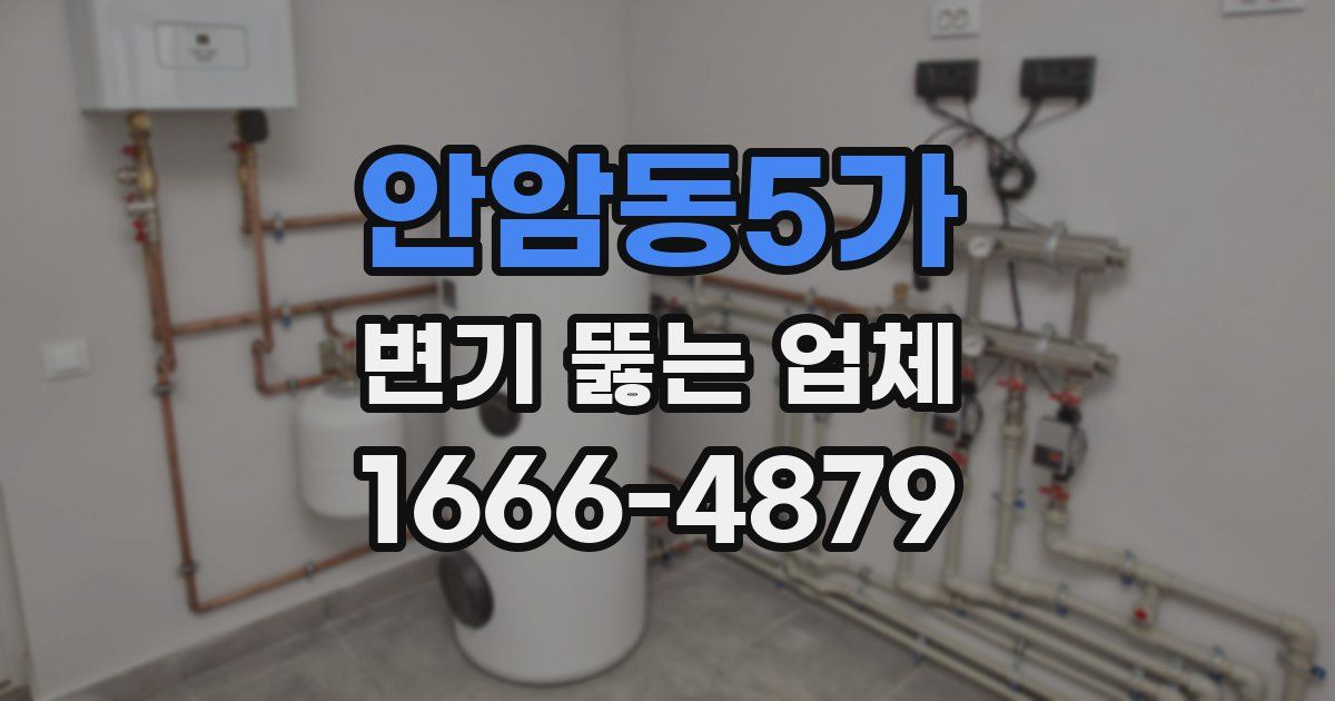안암동5가 변기 뚫는 업체
