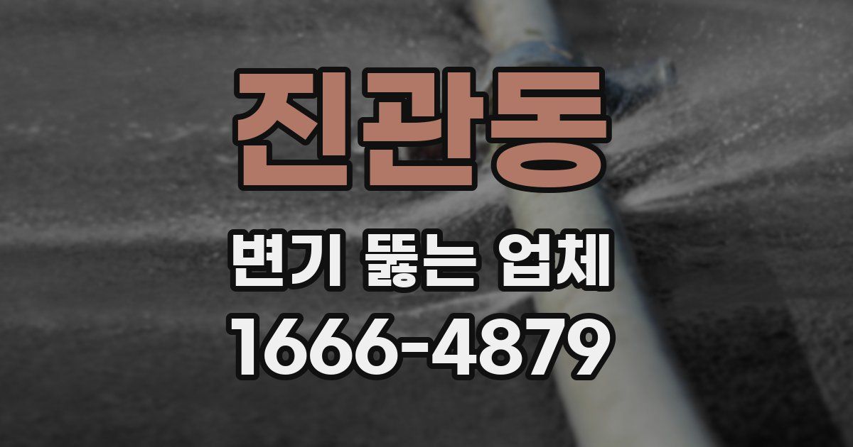 진관동 변기 뚫는 업체