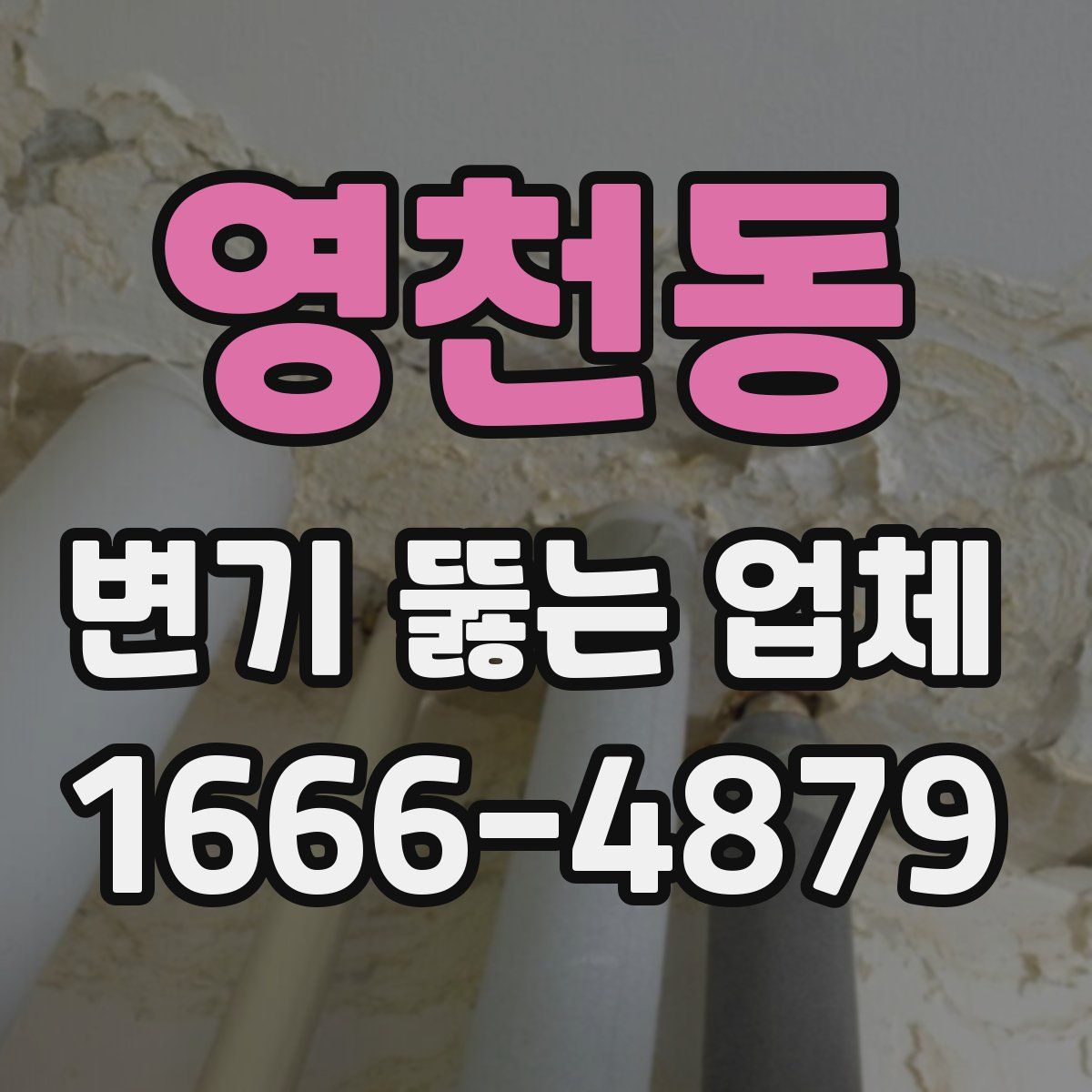 영천동 변기 뚫는 업체