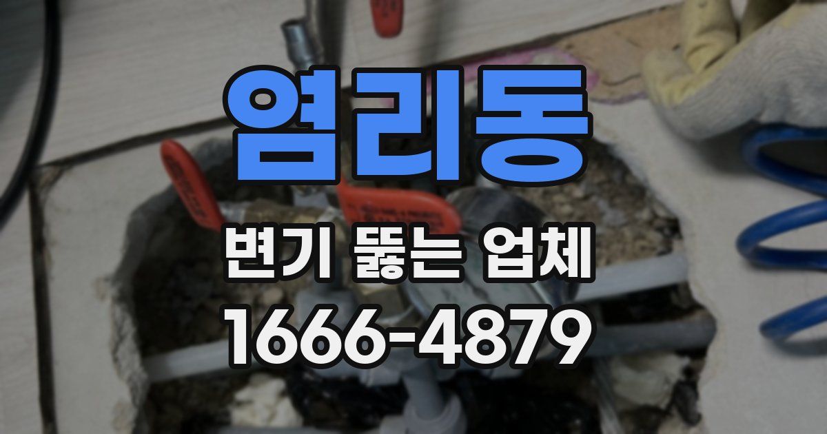 염리동 변기 뚫는 업체