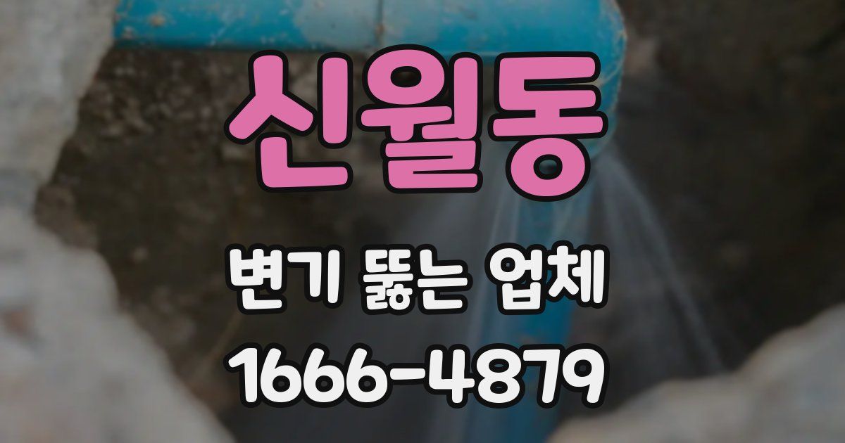 신월동 변기 뚫는 업체