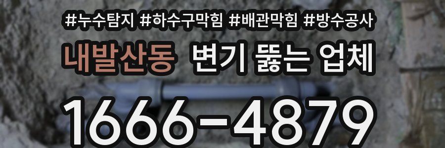 내발산동 변기 뚫는 업체