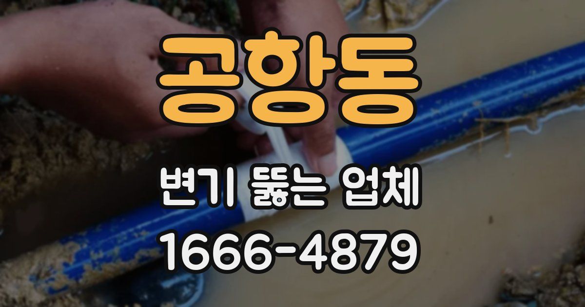 공항동 변기 뚫는 업체