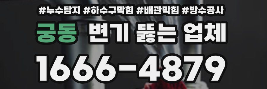 궁동 변기 뚫는 업체