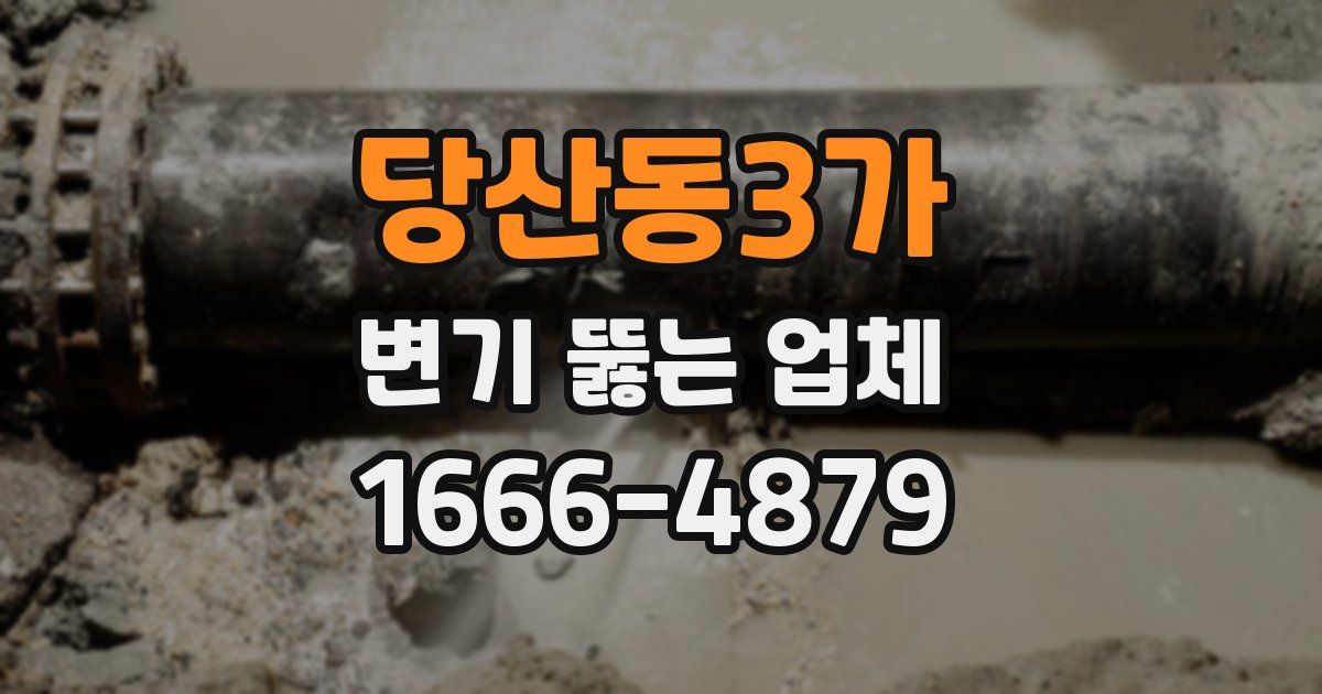 당산동3가 변기 뚫는 업체