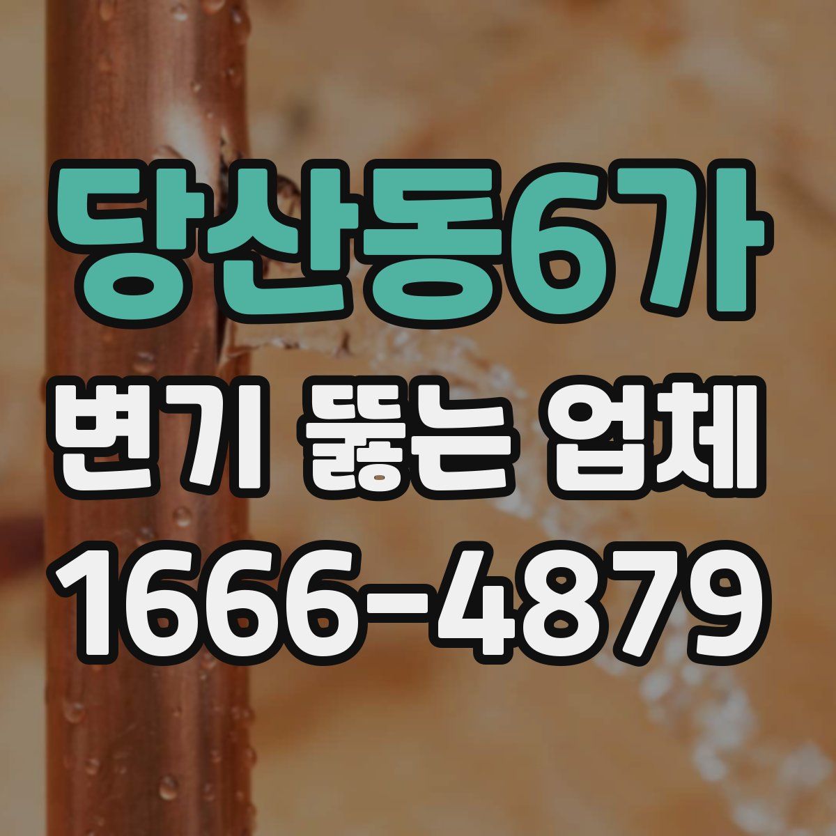 당산동6가 변기 뚫는 업체