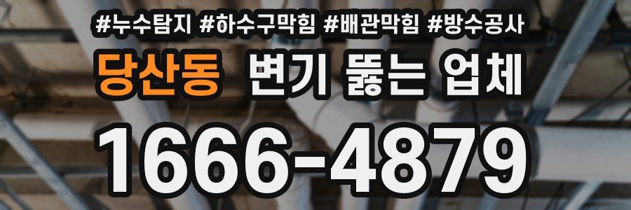 당산동 변기 뚫는 업체