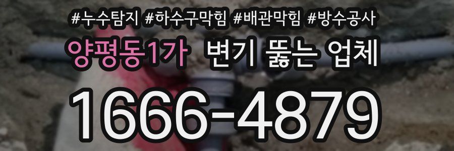 양평동1가 변기 뚫는 업체