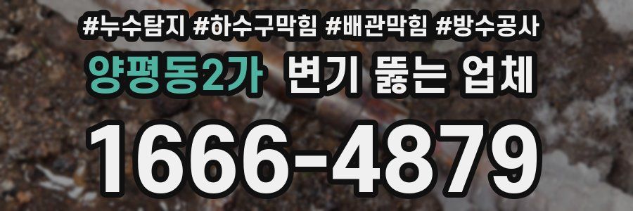 양평동2가 변기 뚫는 업체