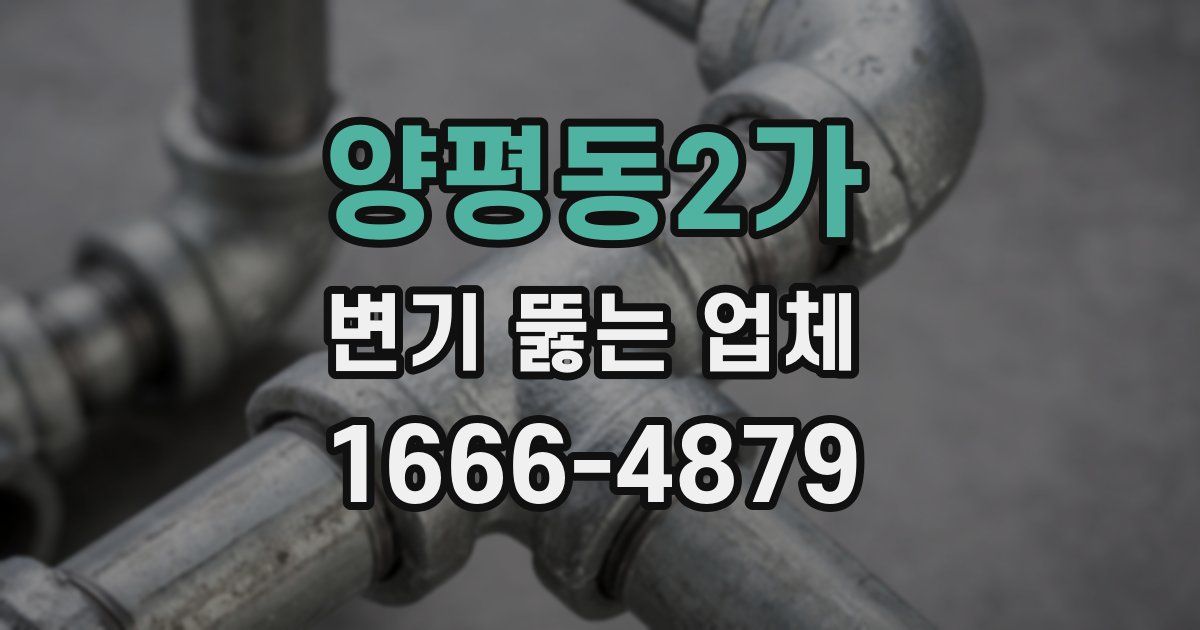 양평동2가 변기 뚫는 업체