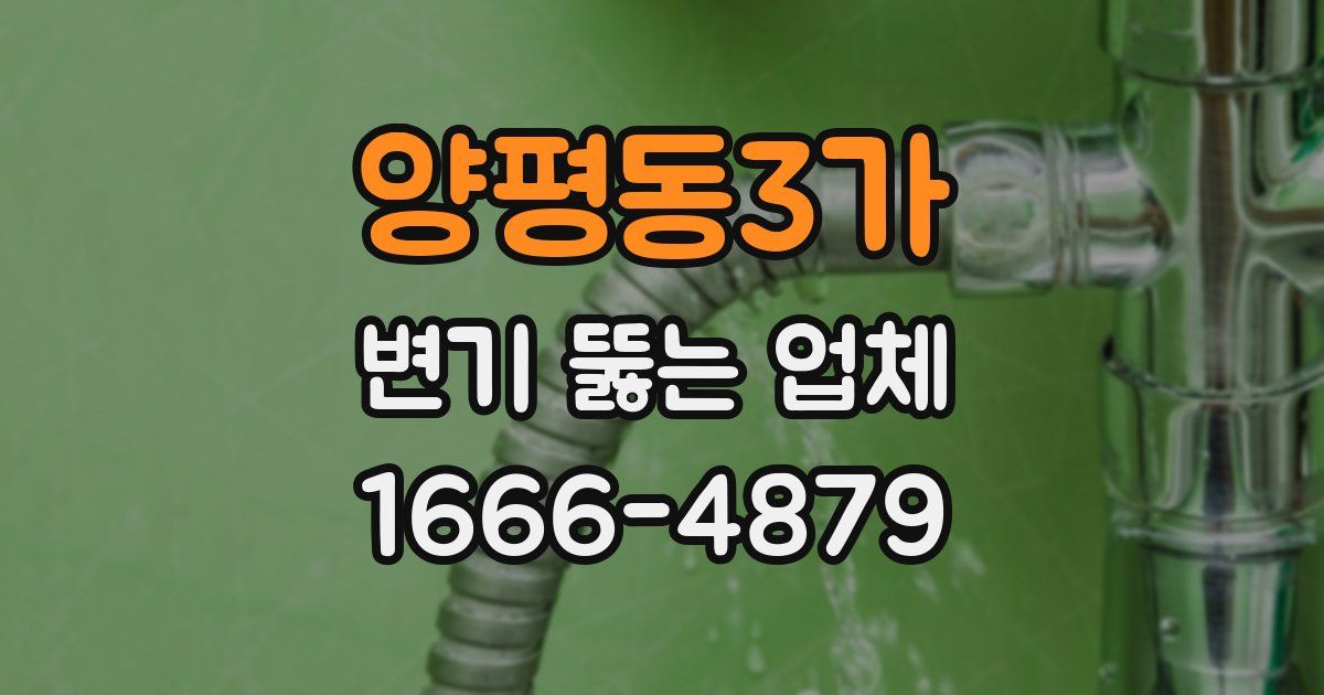 양평동3가 변기 뚫는 업체