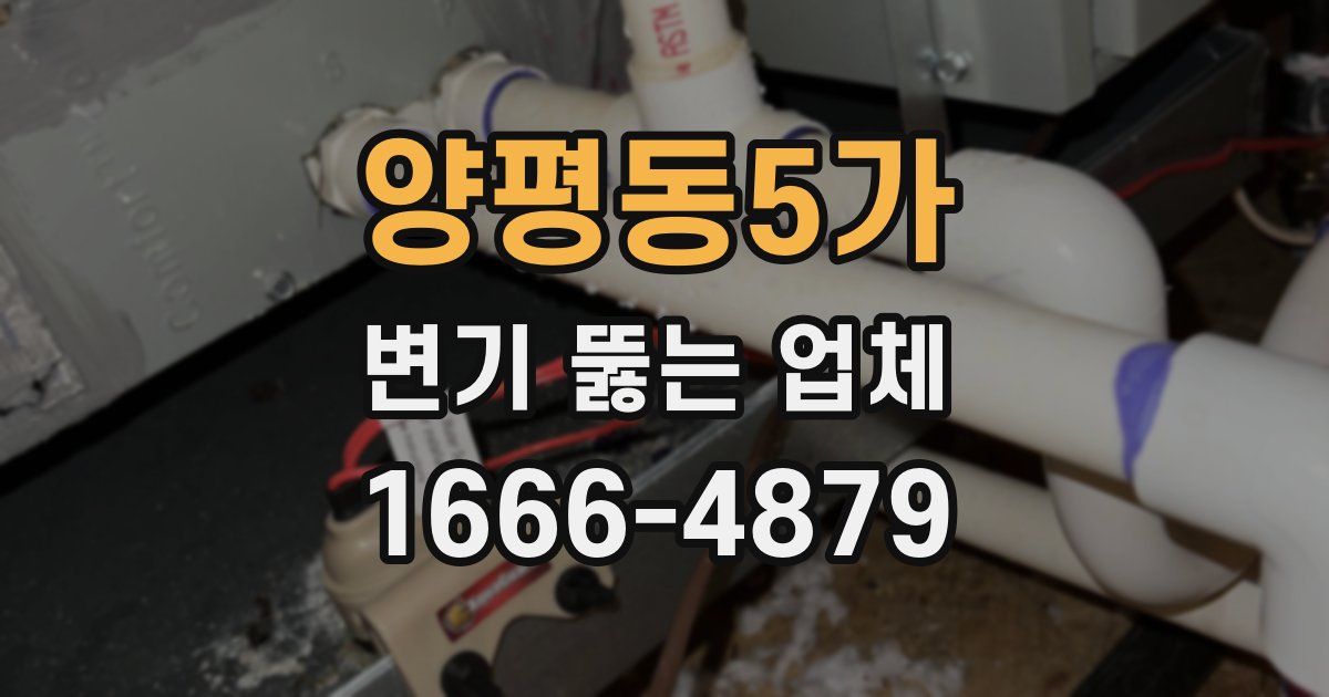 양평동5가 변기 뚫는 업체