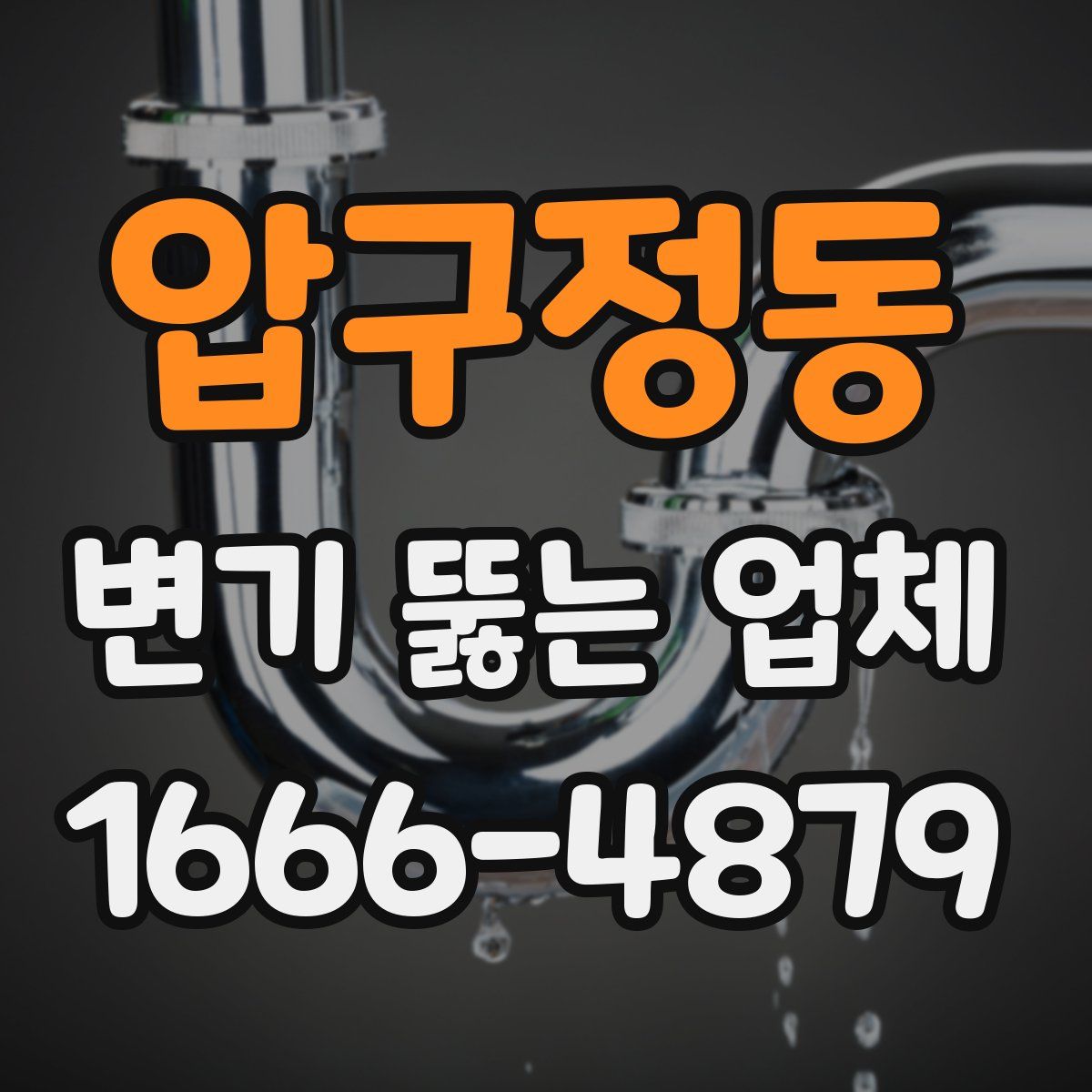 압구정동 변기 뚫는 업체