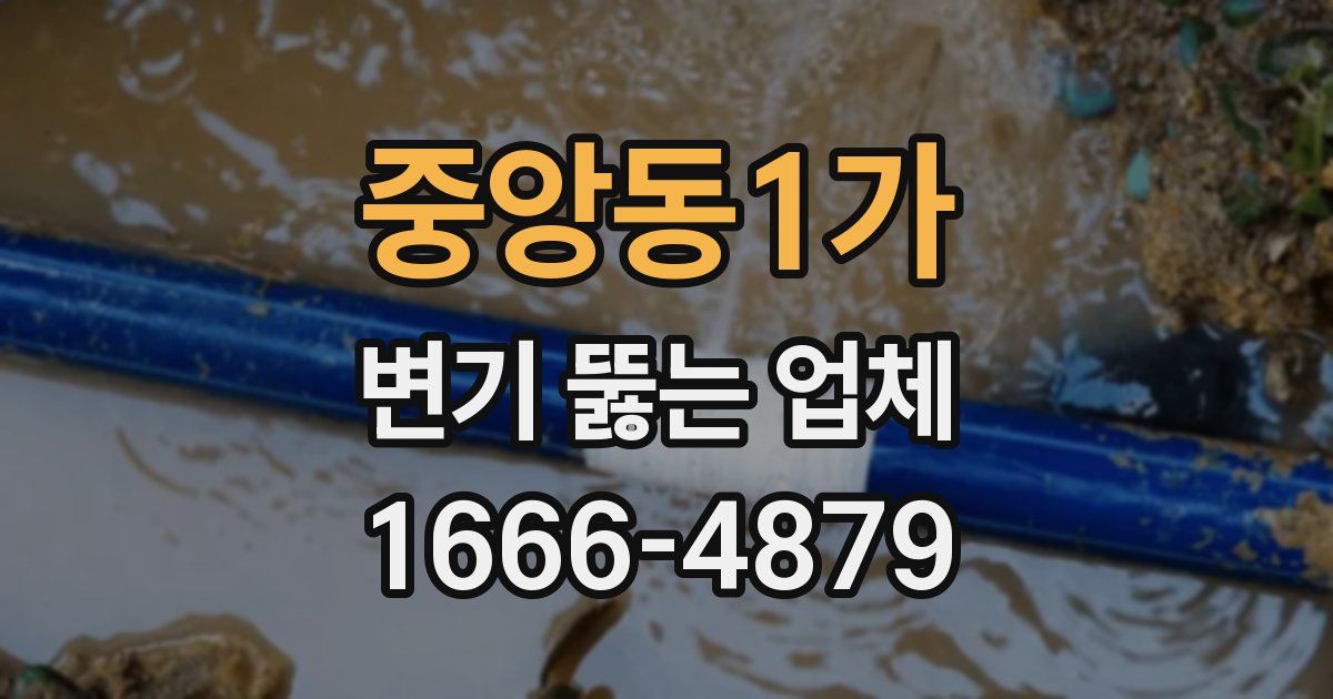 중앙동1가 변기 뚫는 업체